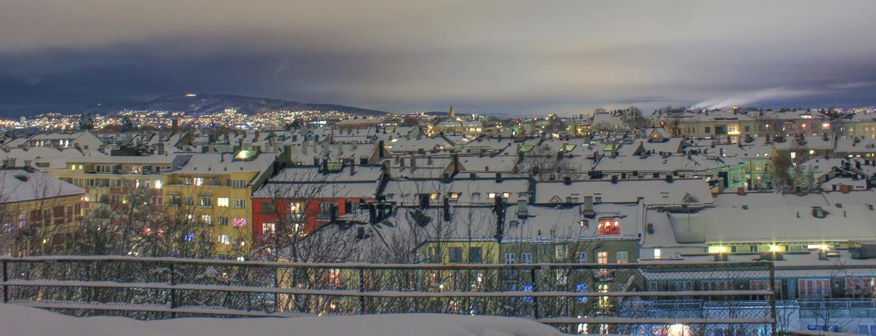 Vinterbilde fra Oslo